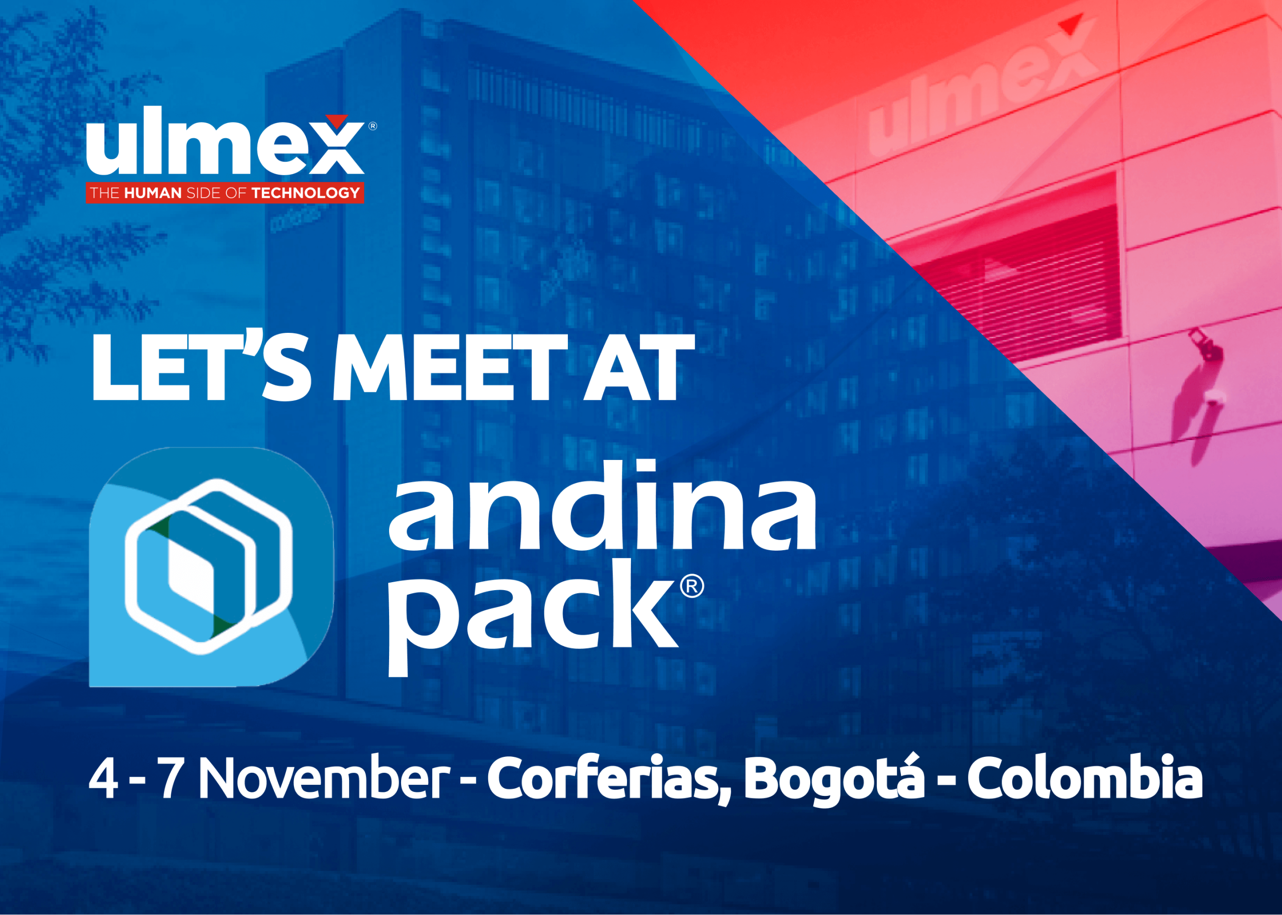 Ulmex will be glad to be meeting you at Andina Pack 2025